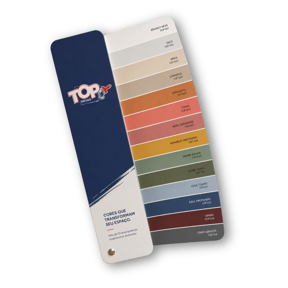 Cartela de cores Top Tintas